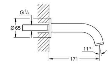 Voi sen bon tam Grohe Atrio 13139003 Am Tuong