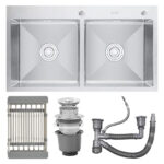 Chậu rửa bát inox Sevilla SV-7843C dương bàn 2 hố