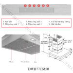 THÔNG-TIN-MÁY-HÚT-MÙI-BOSCH-DWB77CM50-SERIE-6-70cm