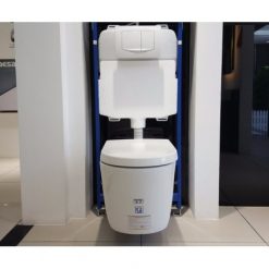 Bồn Cầu CAESAR CPT1503 Treo Tường Thùng Nước Âm 3