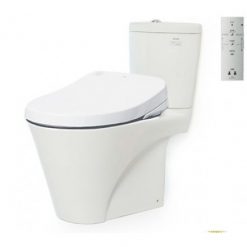 Bồn Cầu Điện Tử TOTO CS819DSW4 Nắp Tự Động Đóng Mở 1