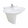 Chậu Lavabo TOTO LHT908C Treo Tường Chân Ngắn 1