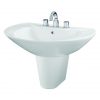 Chậu Lavabo TOTO LW820CJ/LW820HFJ Treo Tường 1