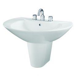 Chậu Lavabo TOTO LW820CJ/LW820HFJ Treo Tường 1