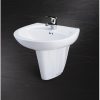 Chậu Rửa Lavabo CAESAR Kèm Chân Treo L2220 P2436 1