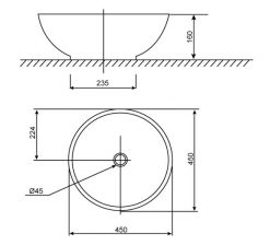 Chậu Rửa Lavabo Đặt Bàn American Standard WP-F648 Dòng IDS Dynamic 2