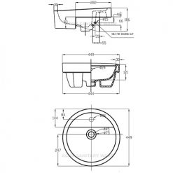 Chậu Rửa Mặt Lavabo American Standard WP-F307 Âm Bàn Dòng White 2