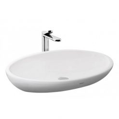 Chậu Rửa Mặt Lavabo TOTO LW818JW Đặt Bàn 1