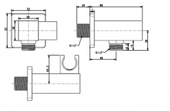 Gác Sen Vuông American Standard FFAS9143 EasySET 2