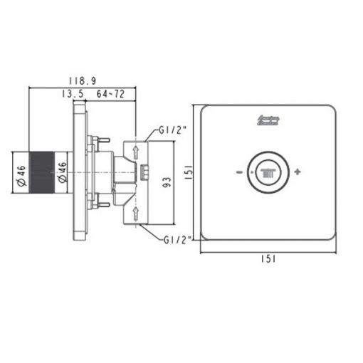 Nút Điều Chỉnh Cho Đầu Sen American Standard FFAS0926 EasySET 2