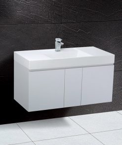 Tủ đặt chậu rửa mặt lavabo Caesar EH0100V treo tường 1