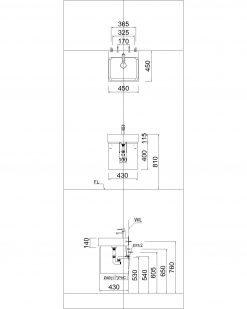 Tủ đặt chậu rửa mặt lavabo Caesar EH154V/TG/WG treo tường 2