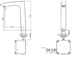 Vòi Chậu Lavabo Cảm Ứng American Standard WF-8507 2