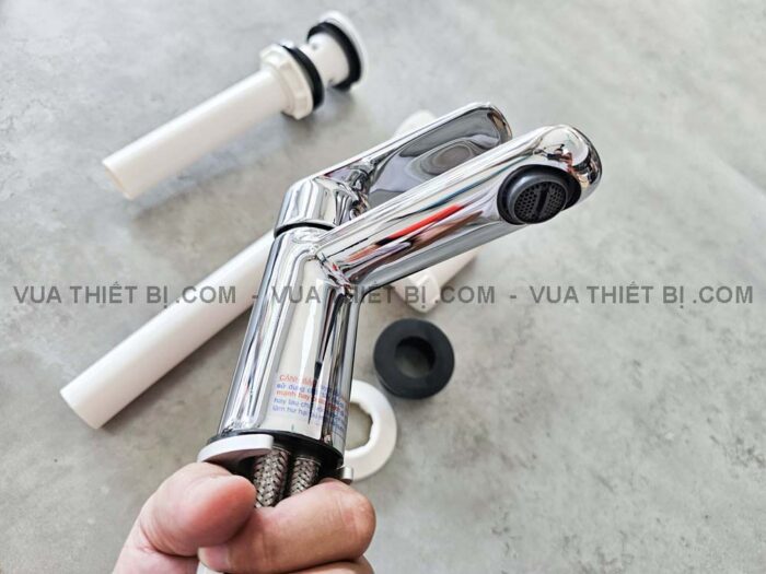 Vòi lavabo CAESAR B380CP B380CU nóng lạnh - Ảnh 6