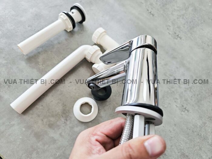 Vòi lavabo CAESAR B380CP B380CU nóng lạnh - Ảnh 4