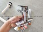 Vòi lavabo CAESAR B382CP B382CU nóng lạnh 3 lỗ - Ảnh 4