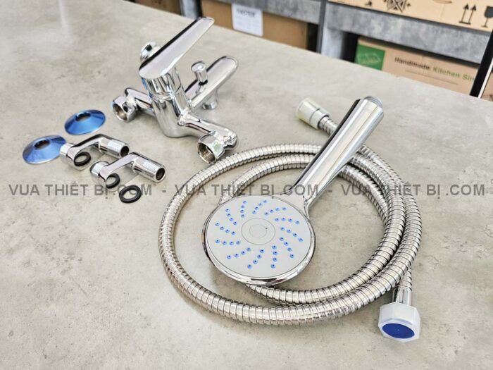 Vòi sen cây Caesar S383C BS126 nóng lạnh - Ảnh 12