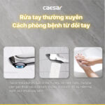 Vòi lavabo CAESAR B810CU nóng lạnh