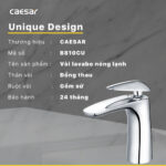 Vòi lavabo CAESAR B810CU nóng lạnh