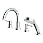 Vòi sen bồn tắm TOTO TBS02202BA gắn bồn 4 lỗ LN nóng lạnh