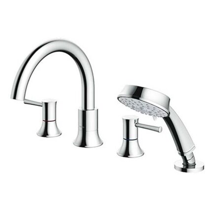 Vòi sen bồn tắm TOTO TBS02202BA gắn bồn 4 lỗ LN nóng lạnh