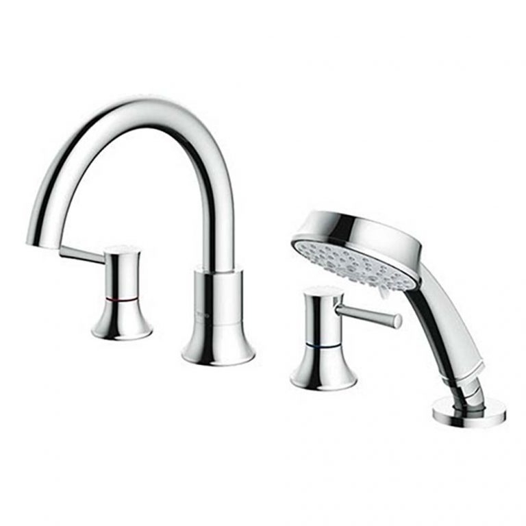 Vòi sen bồn tắm TOTO TBS02202BA gắn bồn 4 lỗ LN nóng lạnh