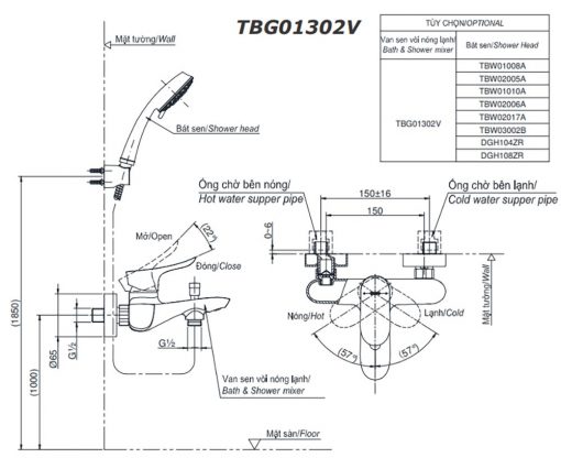 Bản-vẽ-kích-thước-TOTO-TBG01302V--Vòi-sen-tắm