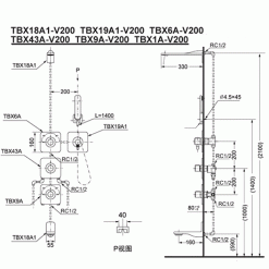BỘ SEN TẮM TOTO TBX18A1-V200 2