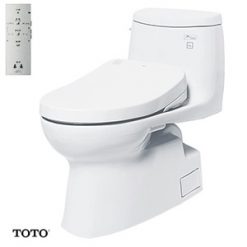 Bồn cầu 1 khối TOTO MS905W4 nắp điện tử TCF4731A