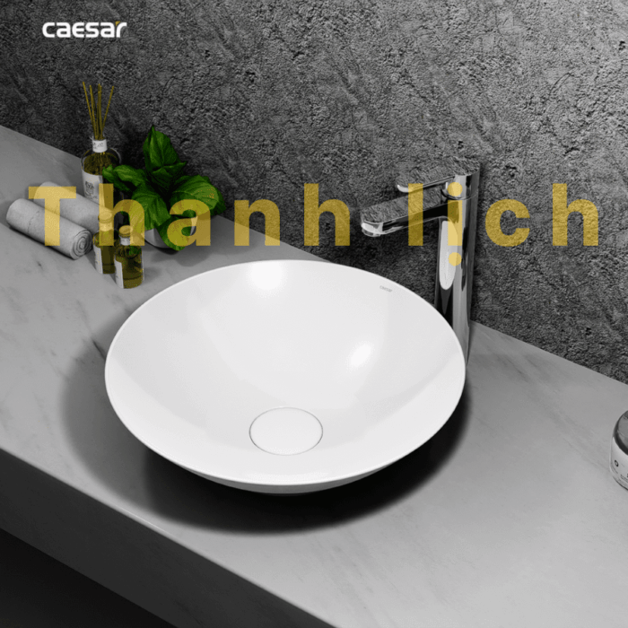 Chậu lavabo đặt bàn CAESAR L5221 - Ảnh 5