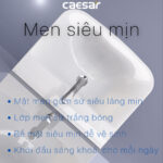 chậu lavabo treo tường CAESAR L2365 P2443 chân lửng - Ảnh 9