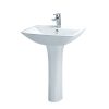 Chậu Rửa Lavabo Caesar L2365 chân chậu P2445