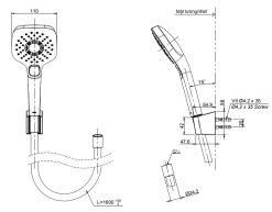 Tay Sen TOTO TBW02006A Massage 3 Chế Độ 2