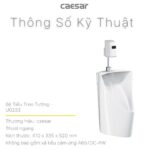 Bồn tiểu nam CAESAR U0233 treo tường - Ảnh 3