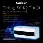 Van xả tiểu CAESAR A649OZ cảm ứng dùng điện - Ảnh 2