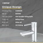Vòi lavabo CAESAR B350CU nóng lạnh - Ảnh 10