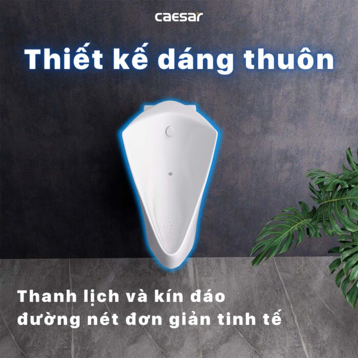 Bồn tiểu nam CAESAR UA0234 cảm ứng treo tường - Ảnh 10