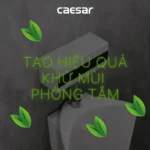 Van xả tiểu CAESAR A649OZ cảm ứng dùng điện - Ảnh 4