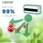 Van xả tiểu CAESAR A649OZ cảm ứng dùng điện - Ảnh 5