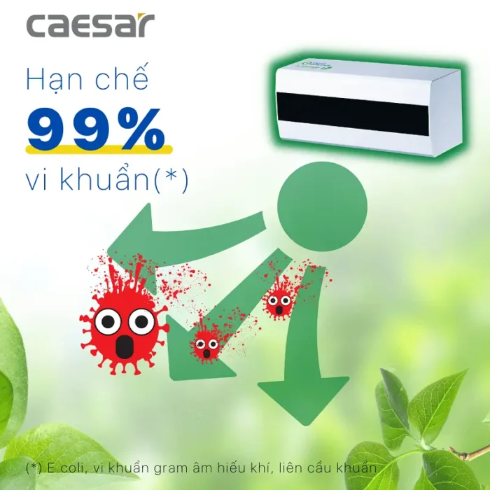 Van xả tiểu CAESAR A649OZ cảm ứng dùng điện - Ảnh 5
