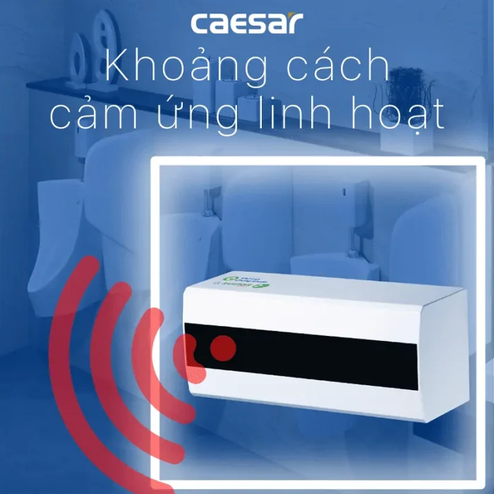 Van xả tiểu CAESAR A649OZ cảm ứng dùng điện - Ảnh 7