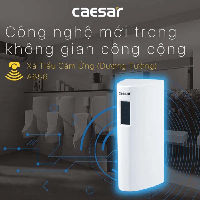Van xả tiểu CAESAR A656 cảm ứng dùng điện - Ảnh 7