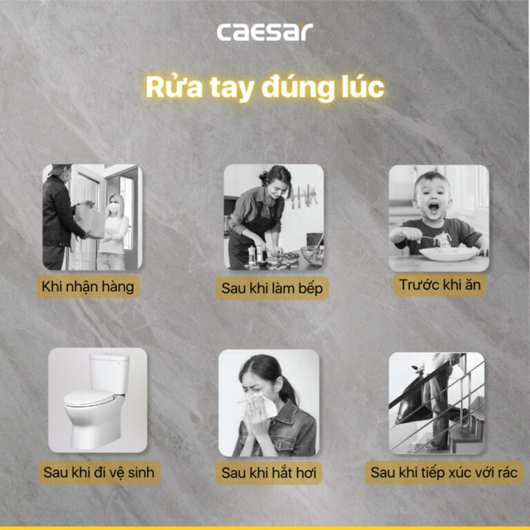 Vòi lavabo CAESAR B350CU nóng lạnh - Ảnh 4