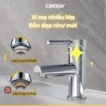 Vòi lavabo CAESAR B350CU nóng lạnh - Ảnh 7