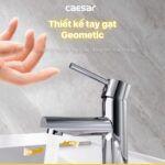 Vòi lavabo CAESAR B350CU nóng lạnh - Ảnh 8