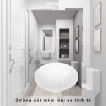 Chậu lavabo đặt bàn CAESAR L5221 - Ảnh 11