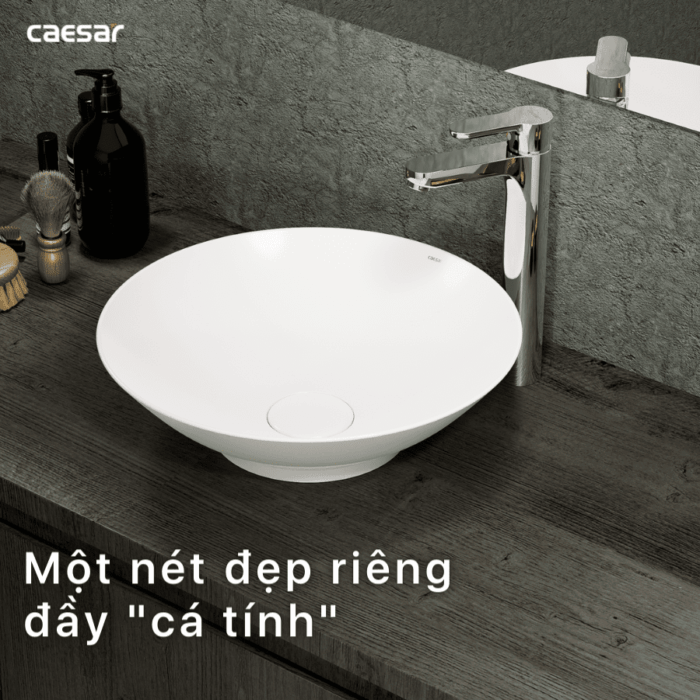 Chậu lavabo đặt bàn CAESAR L5221 - Ảnh 13