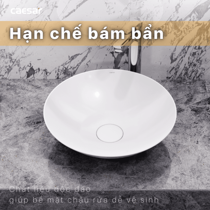 Chậu lavabo đặt bàn CAESAR L5221 - Ảnh 14