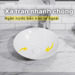 Chậu lavabo đặt bàn CAESAR L5221 - Ảnh 16