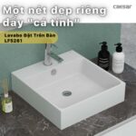 chậu lavabo đặt bàn CAESAR LF5261 - Ảnh 4